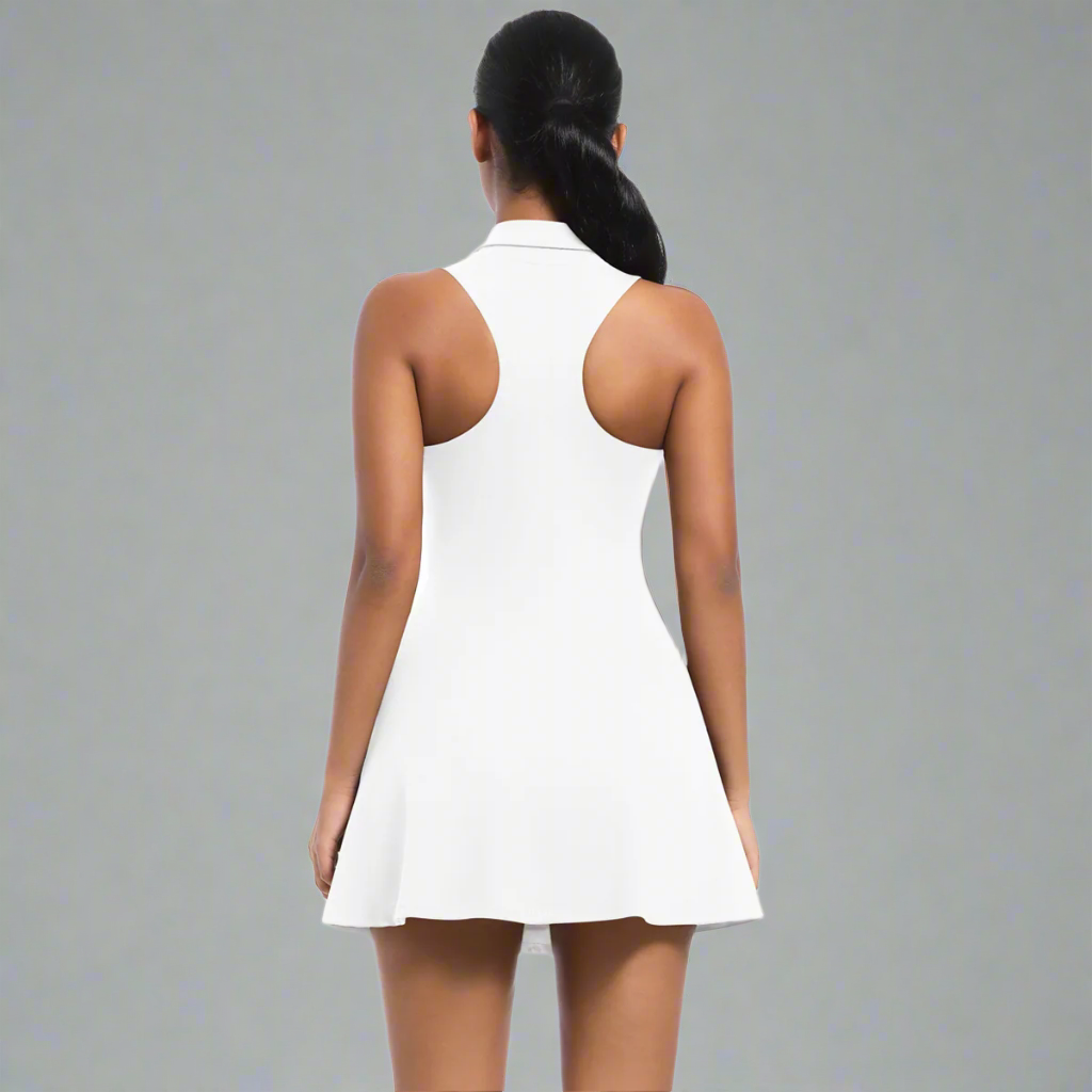 Golf Dress with Zip and Pocket Mirèlle
